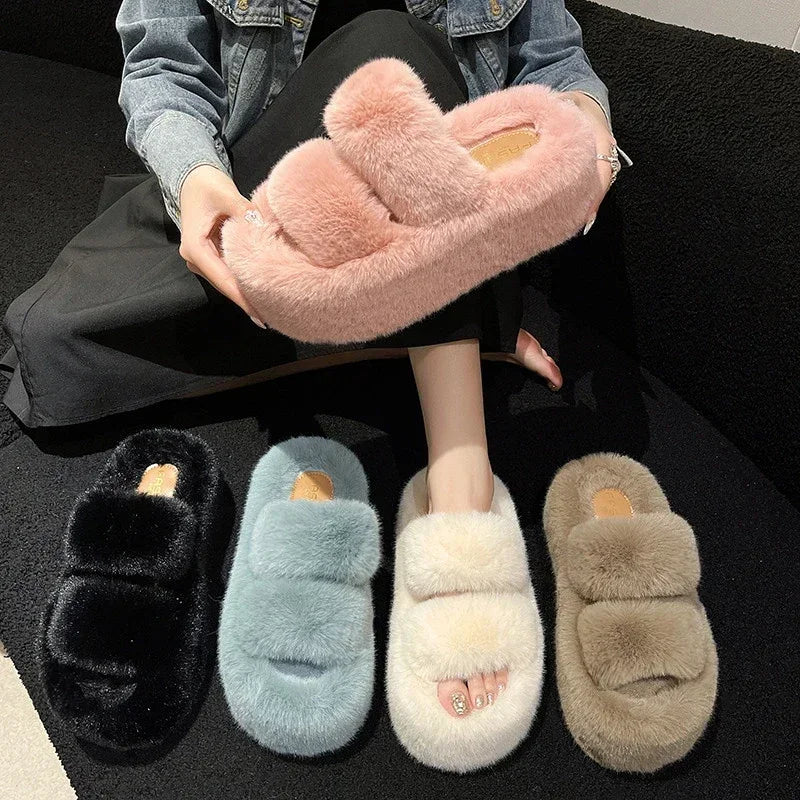 FluffSteps Plush Slippers - Ultimate Cosy Comfort