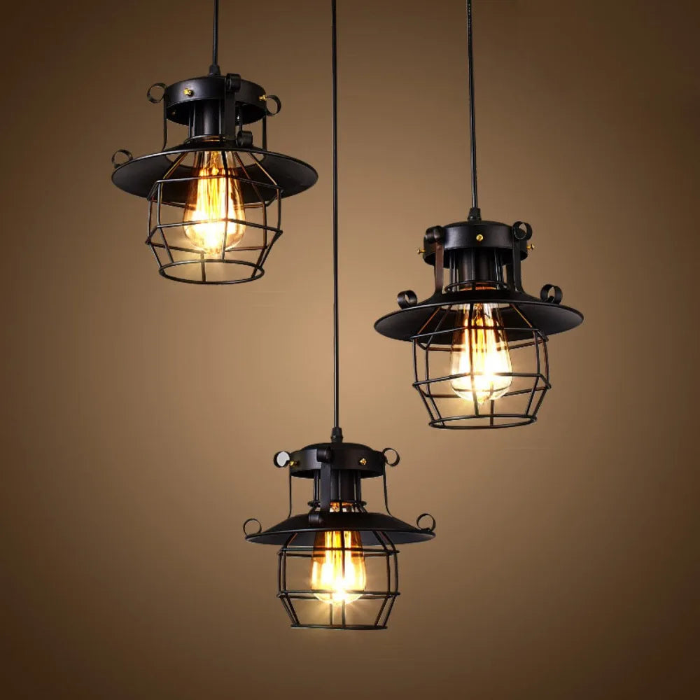Luminova Pro Industrial Pendant Light - Retro
