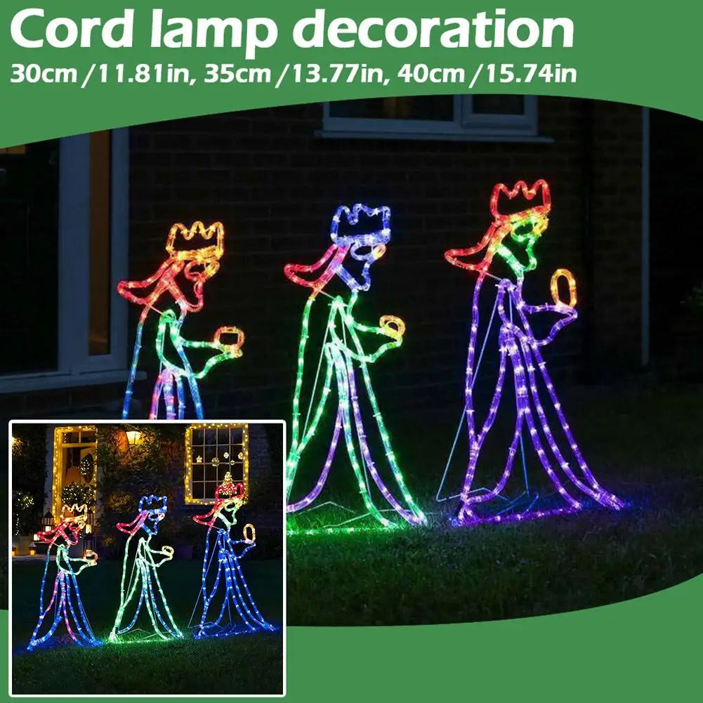 Beaconstar - LED Three Wise Men Christmas Decoration
