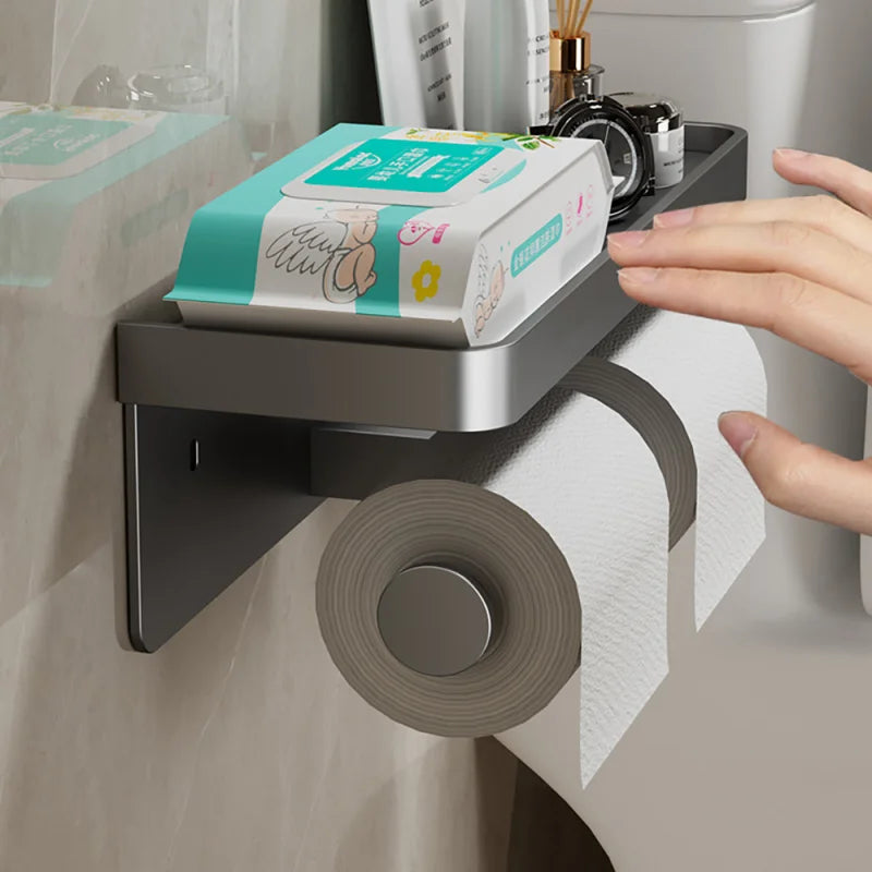 LuxeHold - Multifunctional Toilet Roll Holder