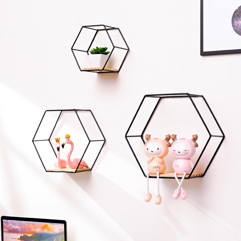 HexaShelf - Hexagonal Wall Shelf for Display and Storage