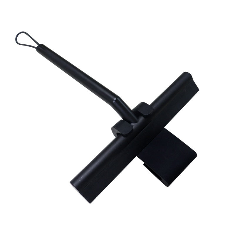 ShowerEase Squeegee - Sleek Black Shower Wiper for Streak-Free Glass