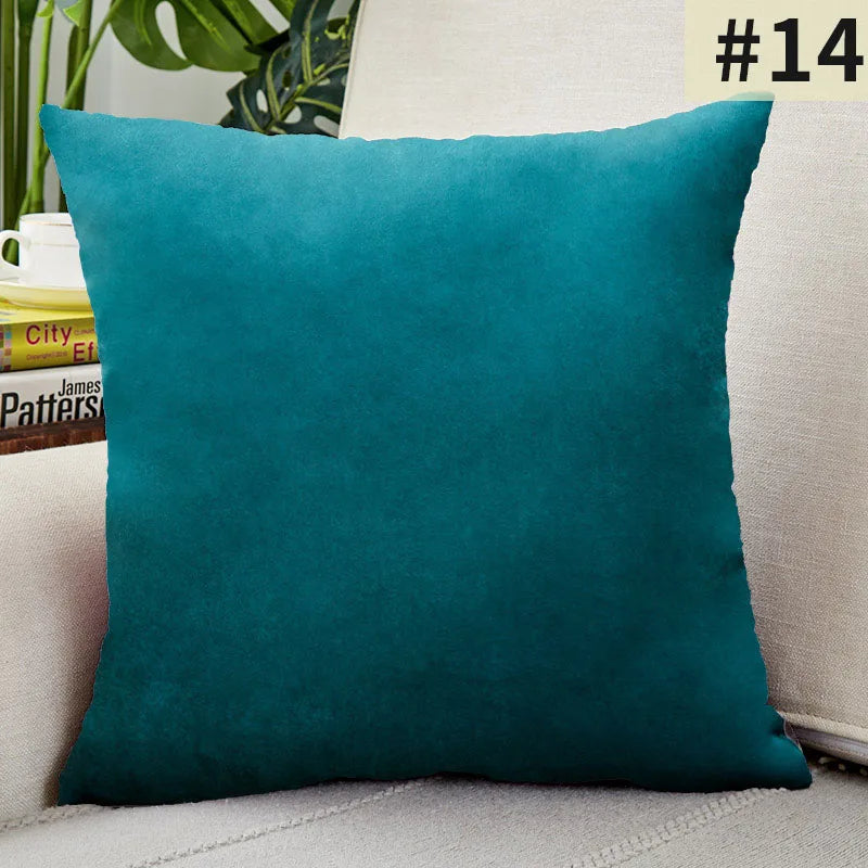 Velvet Elegance Cushion Cover - Luxe Solid Velvet