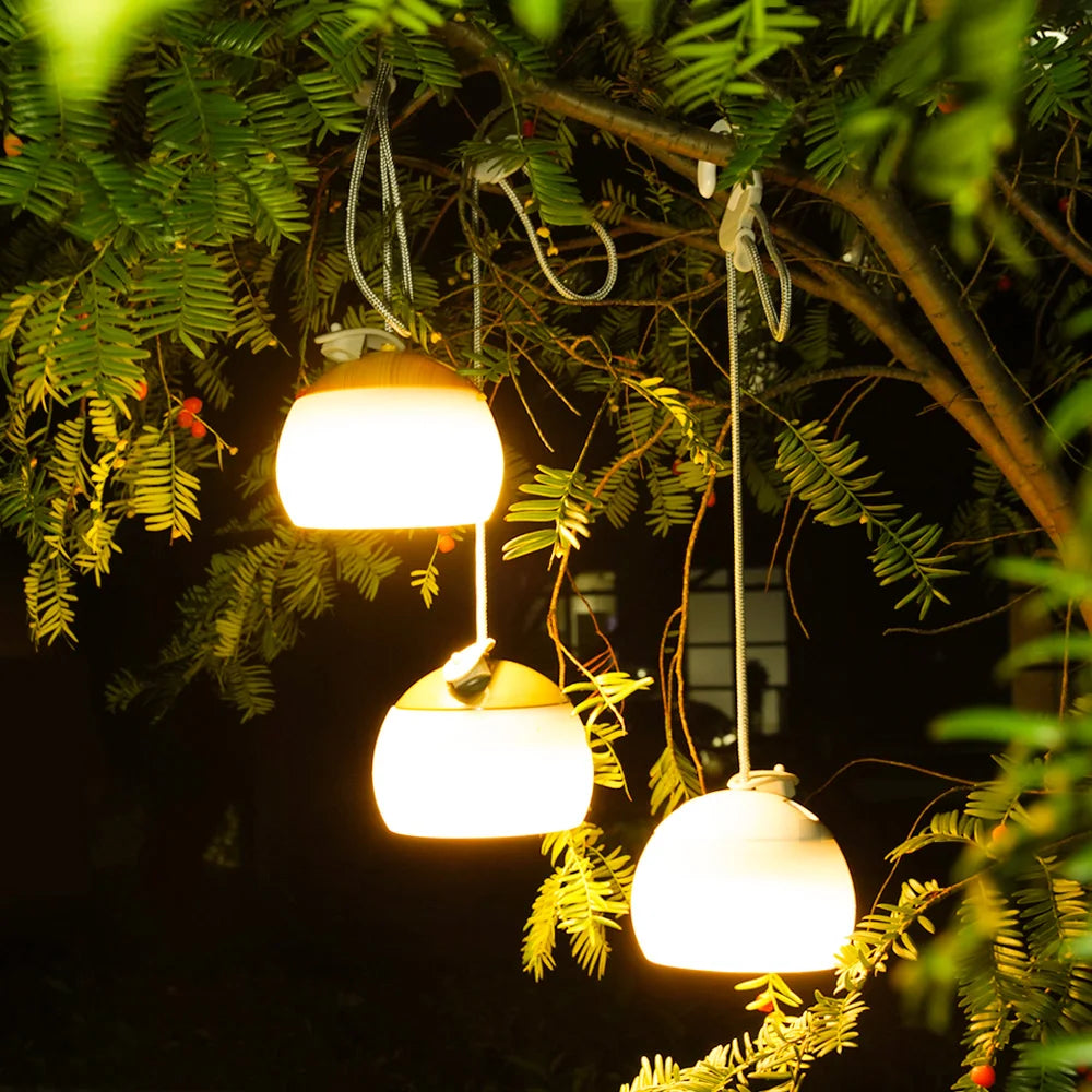 CampGlow - Retro Rechargeable USB Camping Lantern