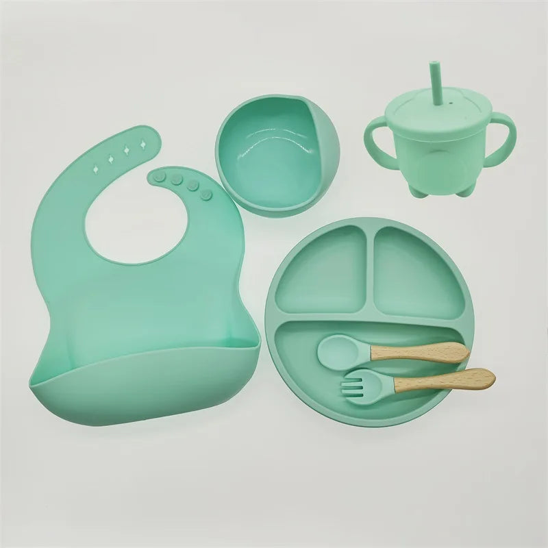 TinyBites Silicone Baby Feeding Set
