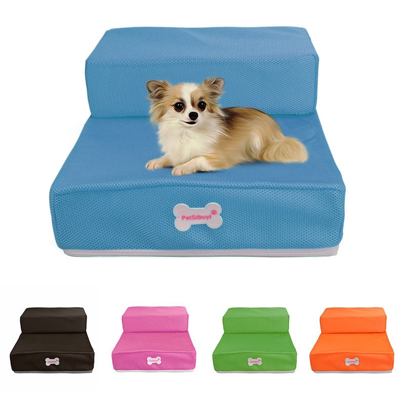 DogStep Pro - Luxury 2-Tier Dog Stairs