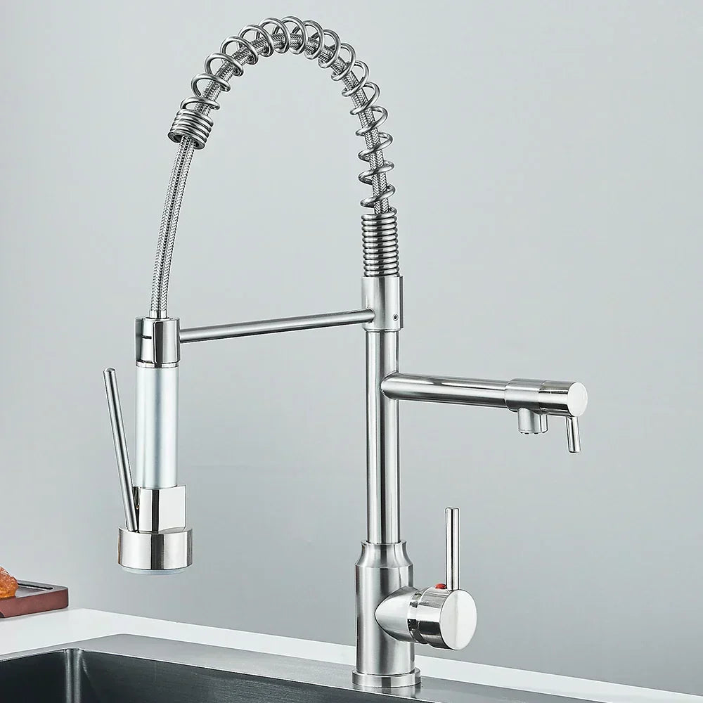 HydroFlex - Modern Dual-Spray Kitchen Faucet