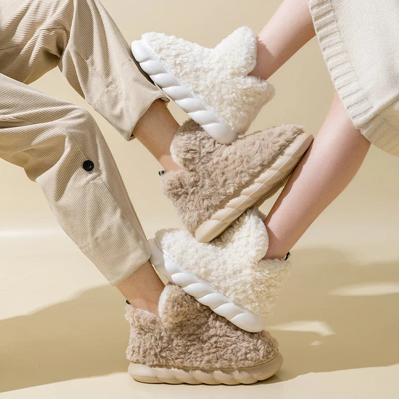 VelvetLuxe Slippers - Cosy Warm Home Slippers