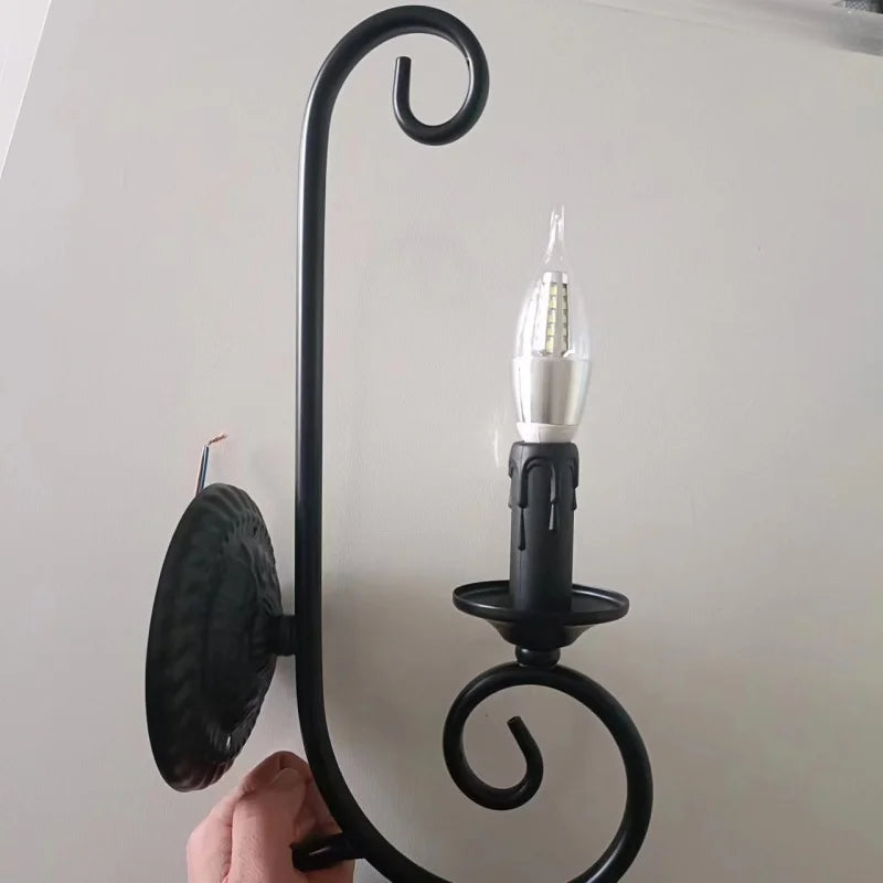 LuminousEra - Industrial Wall Lamp for Bedrooms