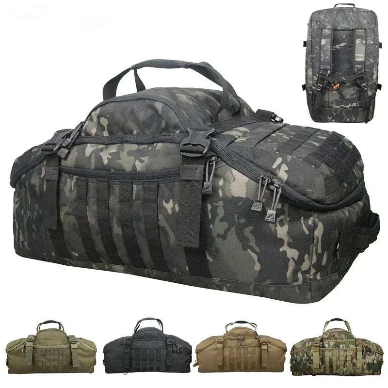 TrailTrek - Rugged Tactical Travel Bag and Backpack