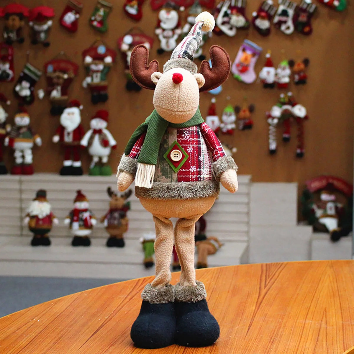 FeteLegere - Plush Christmas Figurines for Kids