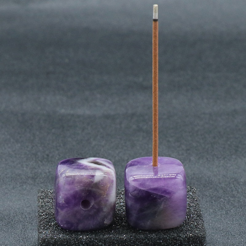 GemAura Incense Holder - Gemstone Incense Stick Holder for a Calm Home