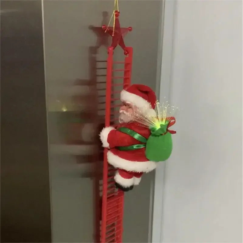 Climbing Santa - Animated Musical Christmas Decoration