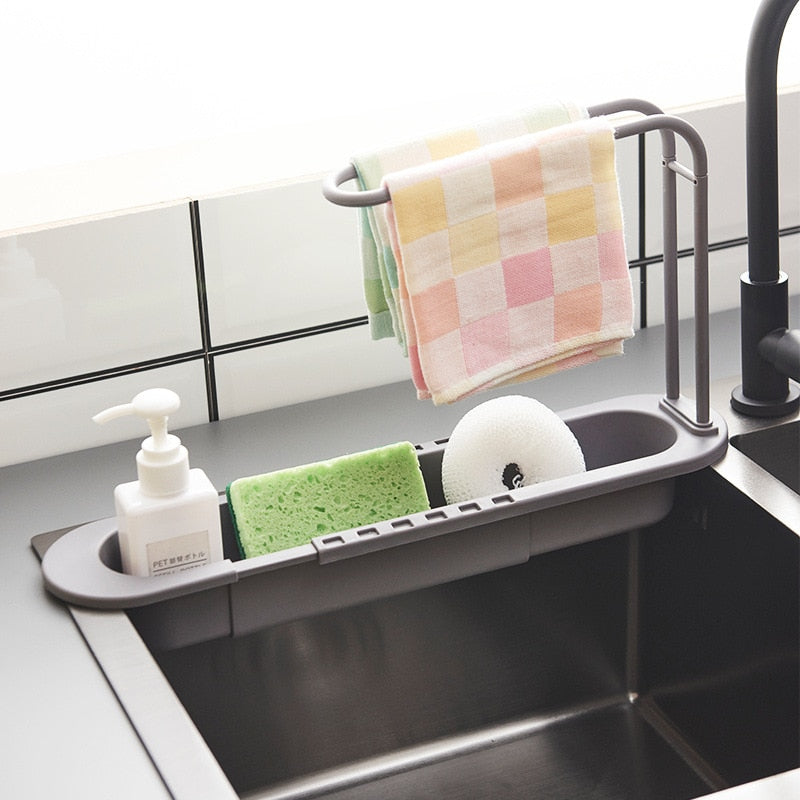 SinkMaster Organizer - Stylish Sink Caddy for a Tidy Countertop