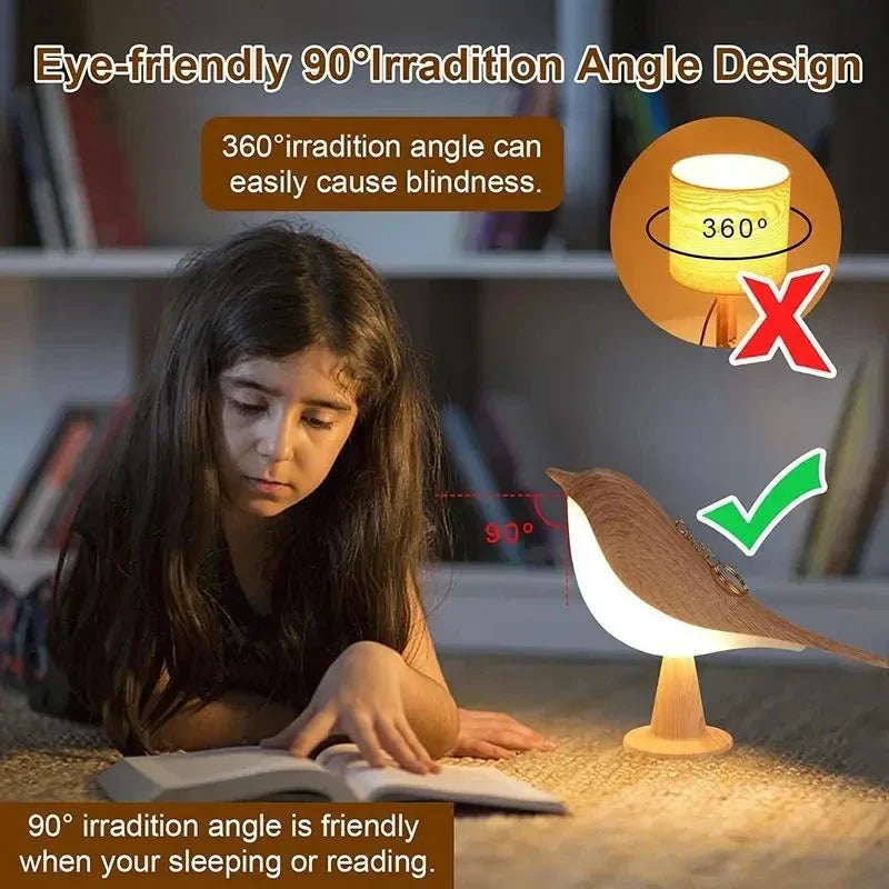 Bird Night Lamp - Touch-Control Color Night Light