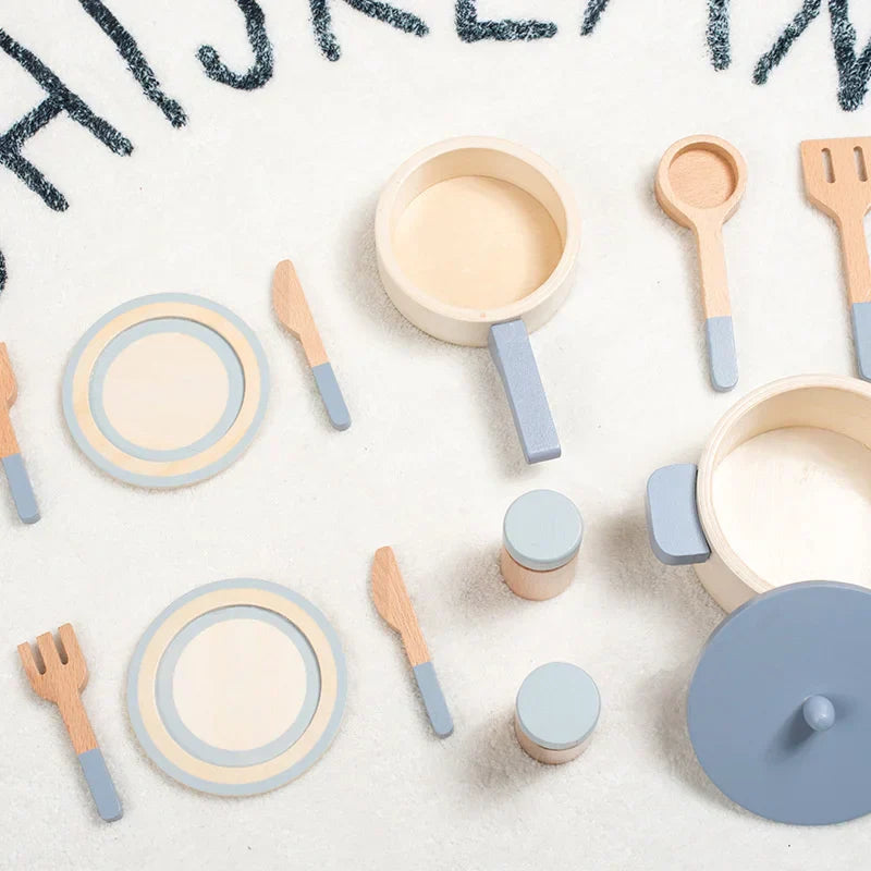 MiniCook Set - Wooden Kitchen Accessories