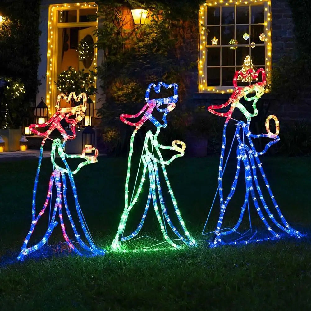 Beaconstar - LED Three Wise Men Christmas Decoration