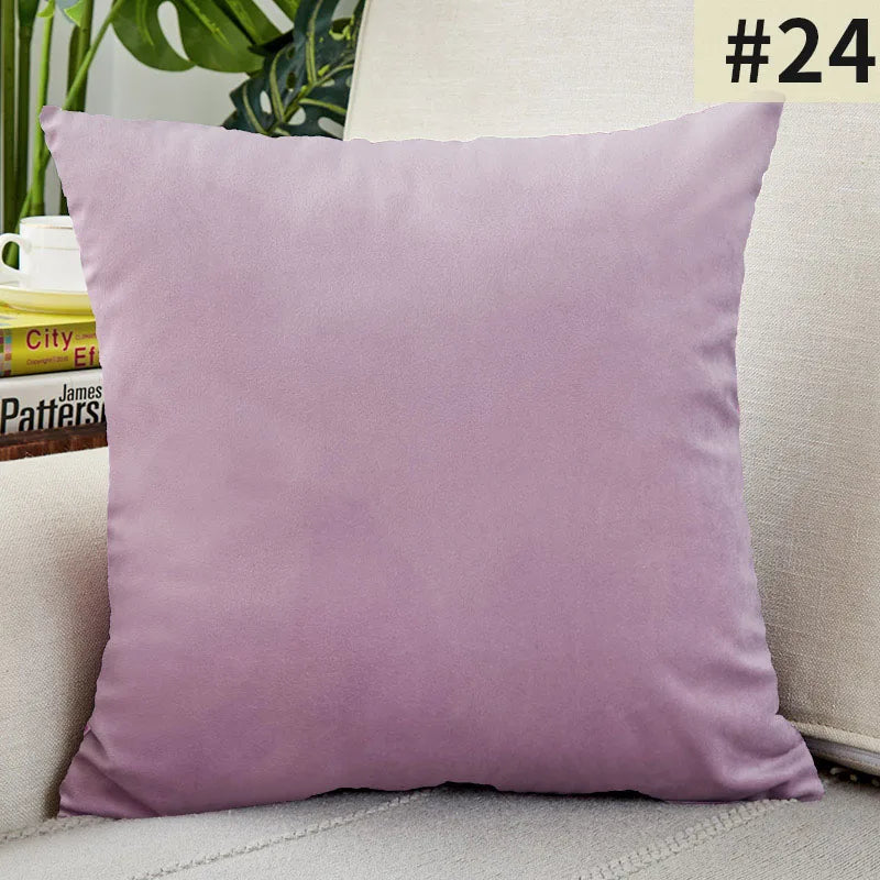 Velvet Elegance Cushion Cover - Luxe Solid Velvet