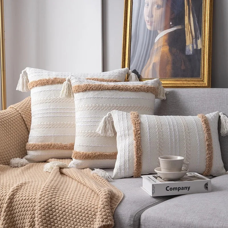 Lumière Tufted Cushion Cover - Elegant Accent