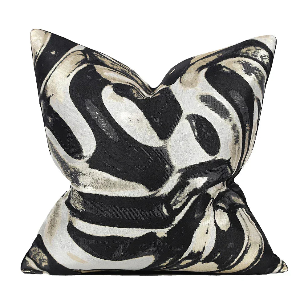 LuminaRest Cushion Cover - Abstract Art Design