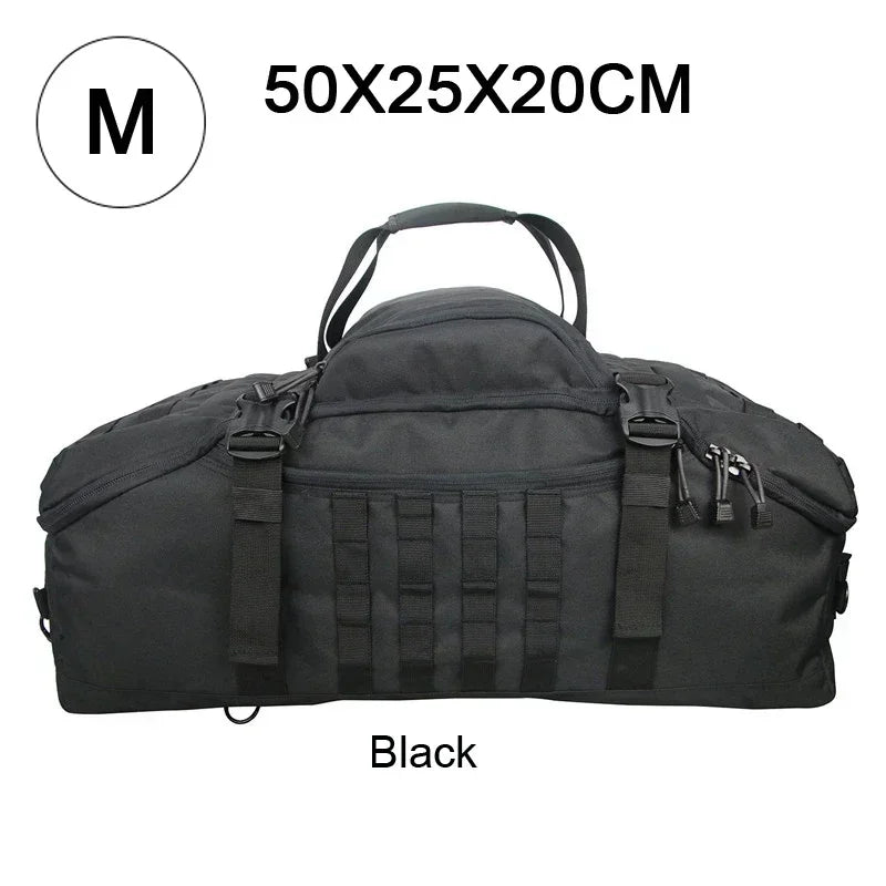TrailTrek - Tactical Travel Backpack and Duffel Bag