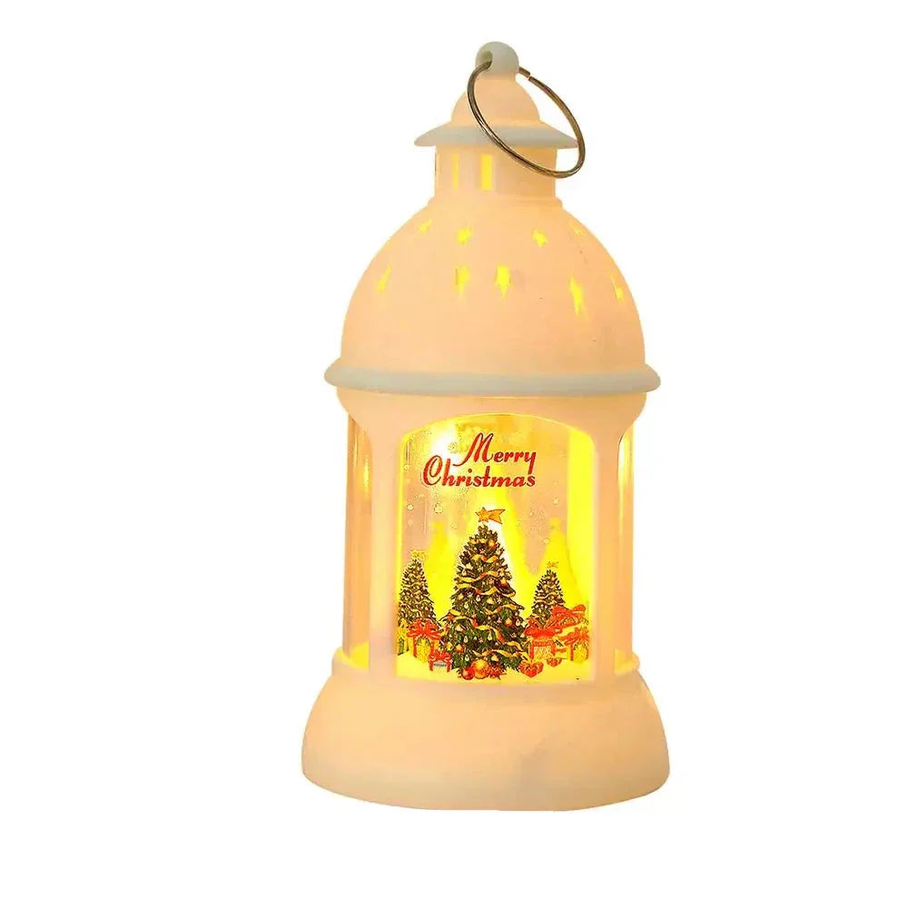 ChristmasHome LED Lanterns - Festive Santa Light Decor