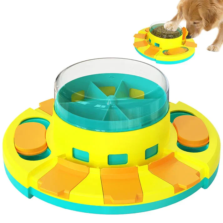 PuzzleFeast Pet Feeder - Interactive Slow Feeder Puzzle for Dogs