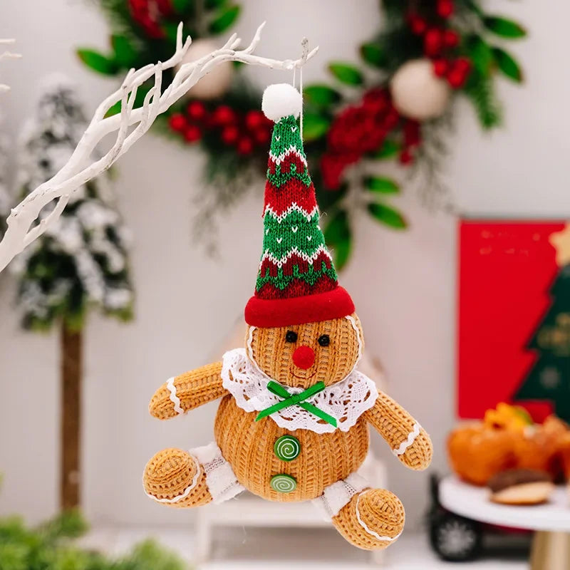 Gingerbread Man Ornament - Festive Christmas Hanger