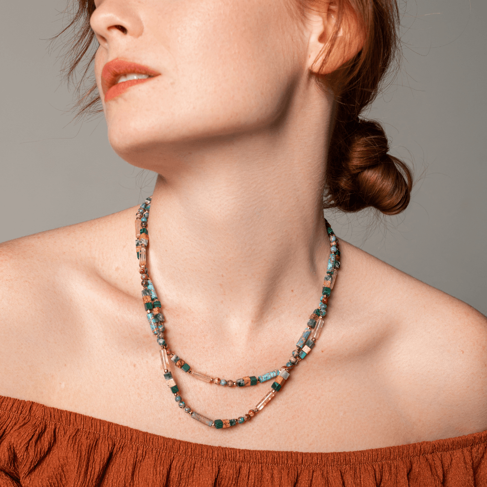 GemGlow - Gemstone Choker Necklace