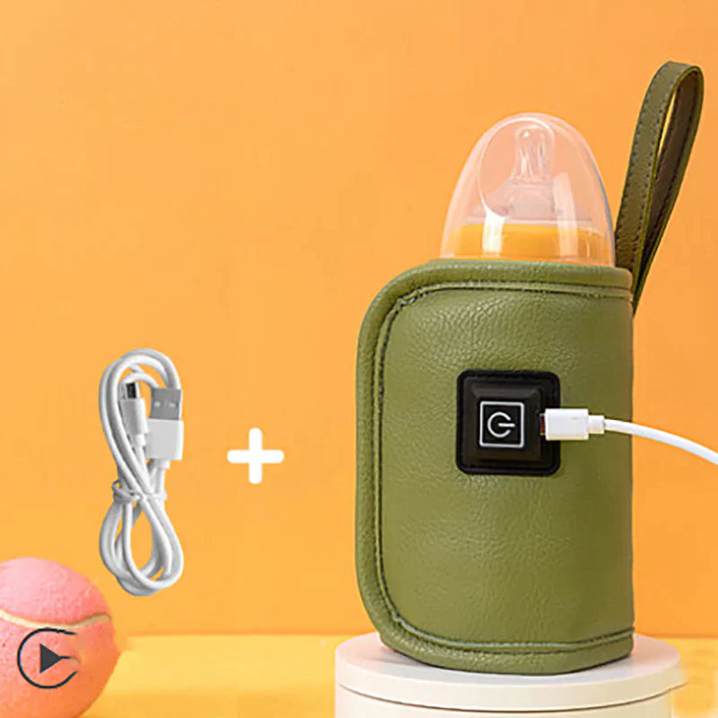 Portable USB Bottle Warmer - Travel Baby Milk Heater