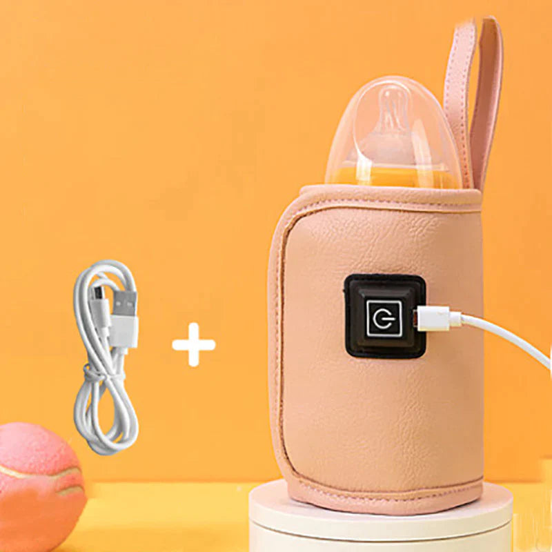 Portable USB Bottle Warmer - Travel Baby Milk Heater