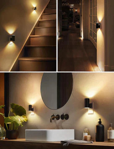 NocturaGlow – Stylish Ambient Wall Lamp for Home