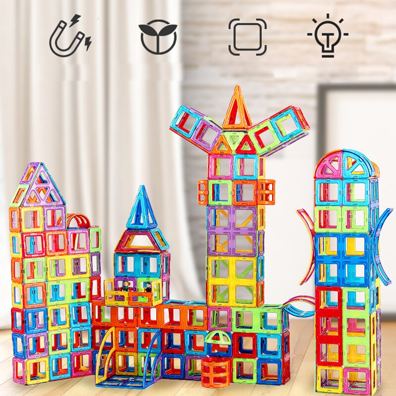 Magnetic Building Blocks Set - Creative Kids Toy