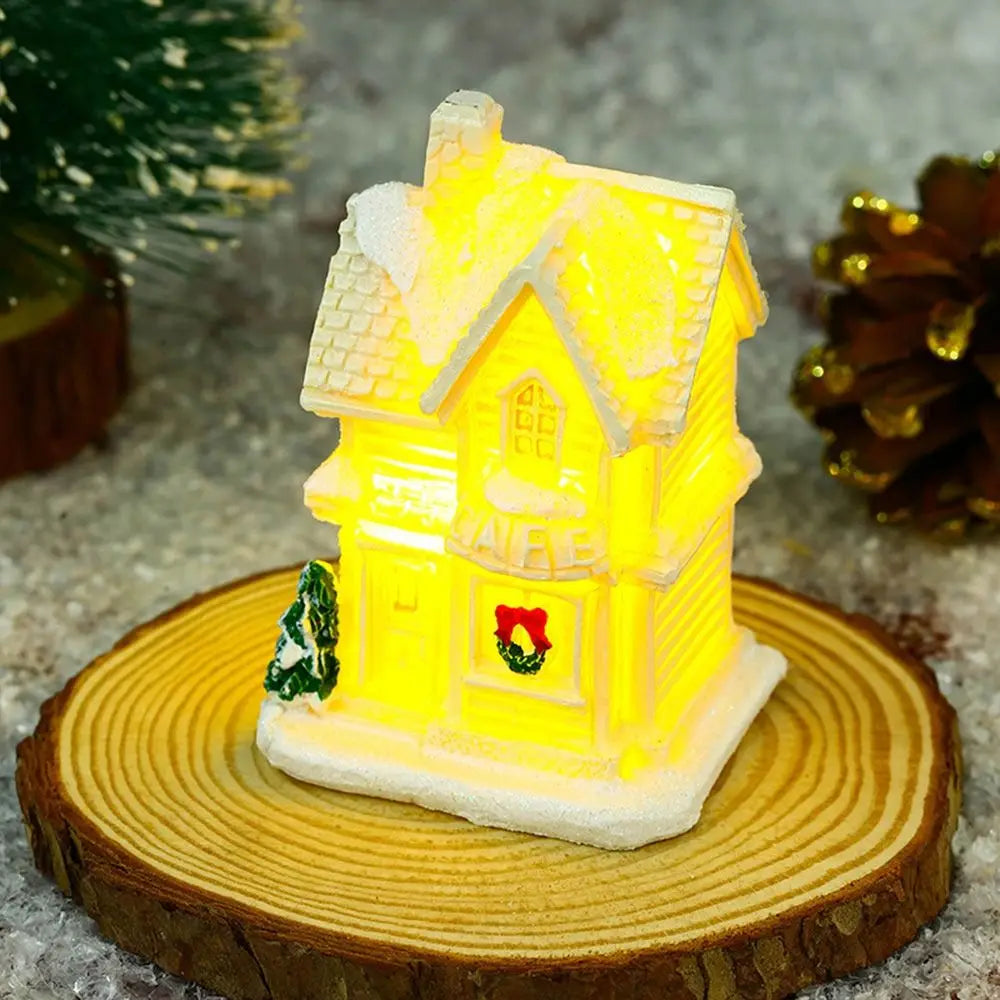 AuroraTwinkle LED Christmas Houses - Lit Village Decor