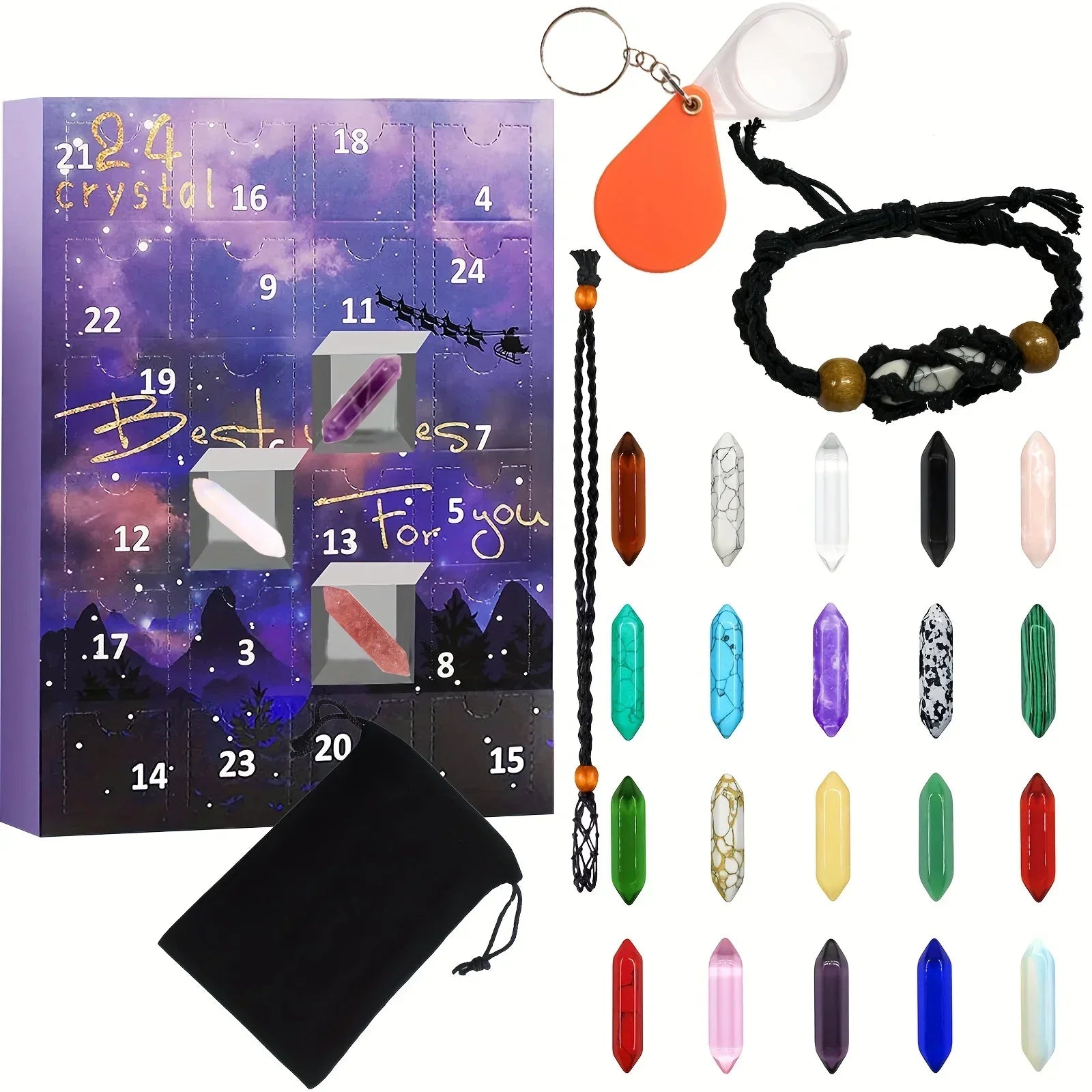 SparklingGems Calendar - 24 Gemstone Advent