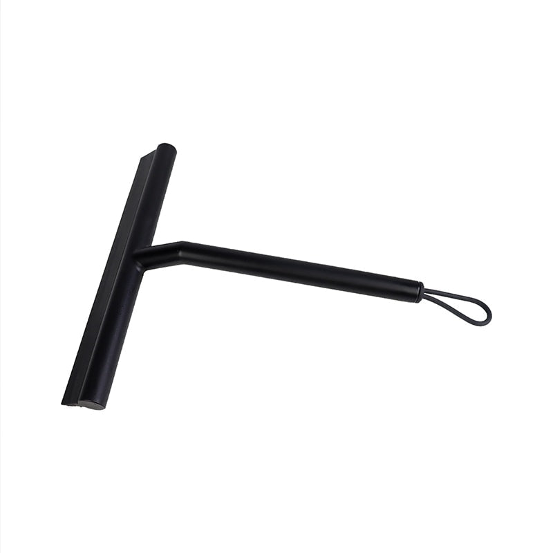 ShowerEase Squeegee - Sleek Black Shower Wiper for Streak-Free Glass