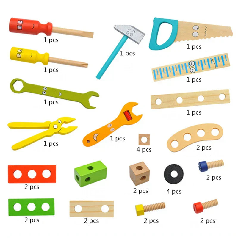 BuilderCraft - Montessori Tool & Building Set