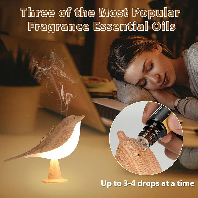 Bird Night Lamp - Touch-Control Color Night Light