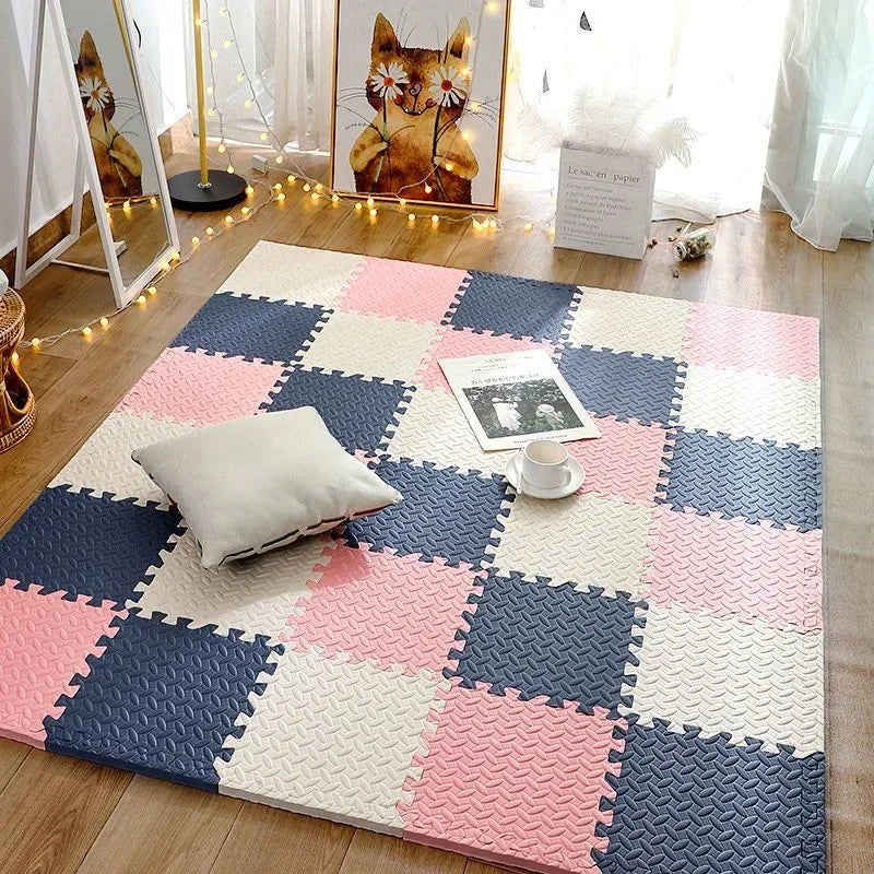 SafePlay | Thick Baby Play Mat with Cushioning Protection | Flexible Colorful Design for Safe Playtime 14