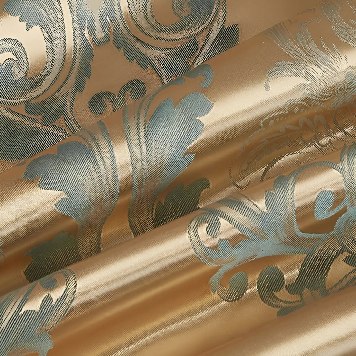 Satin Jacquard Duvet Cover - Luxe Bedroom