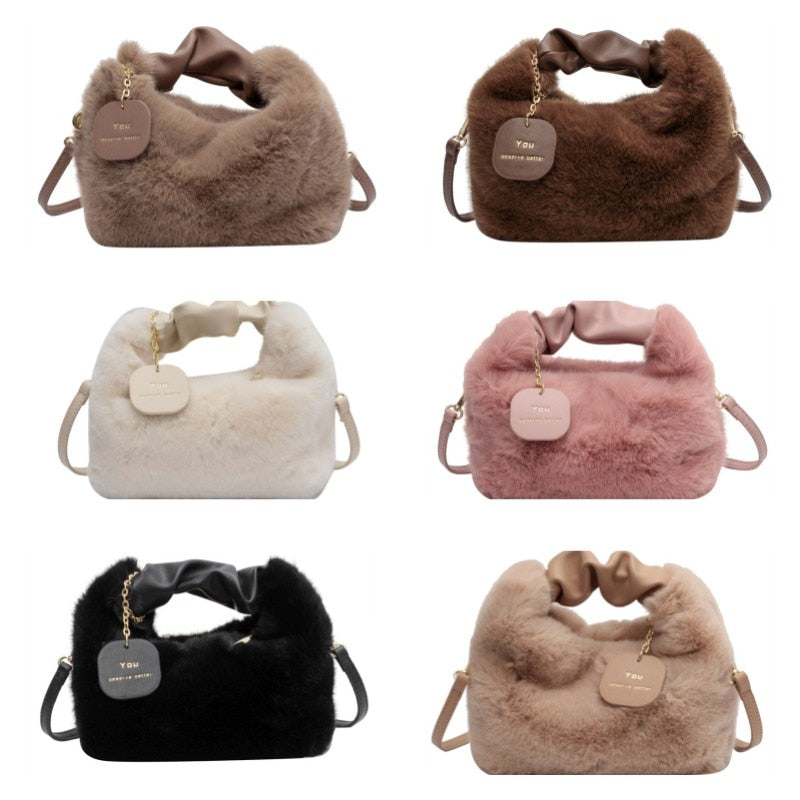 Fluffy - Soft Plush Handbag