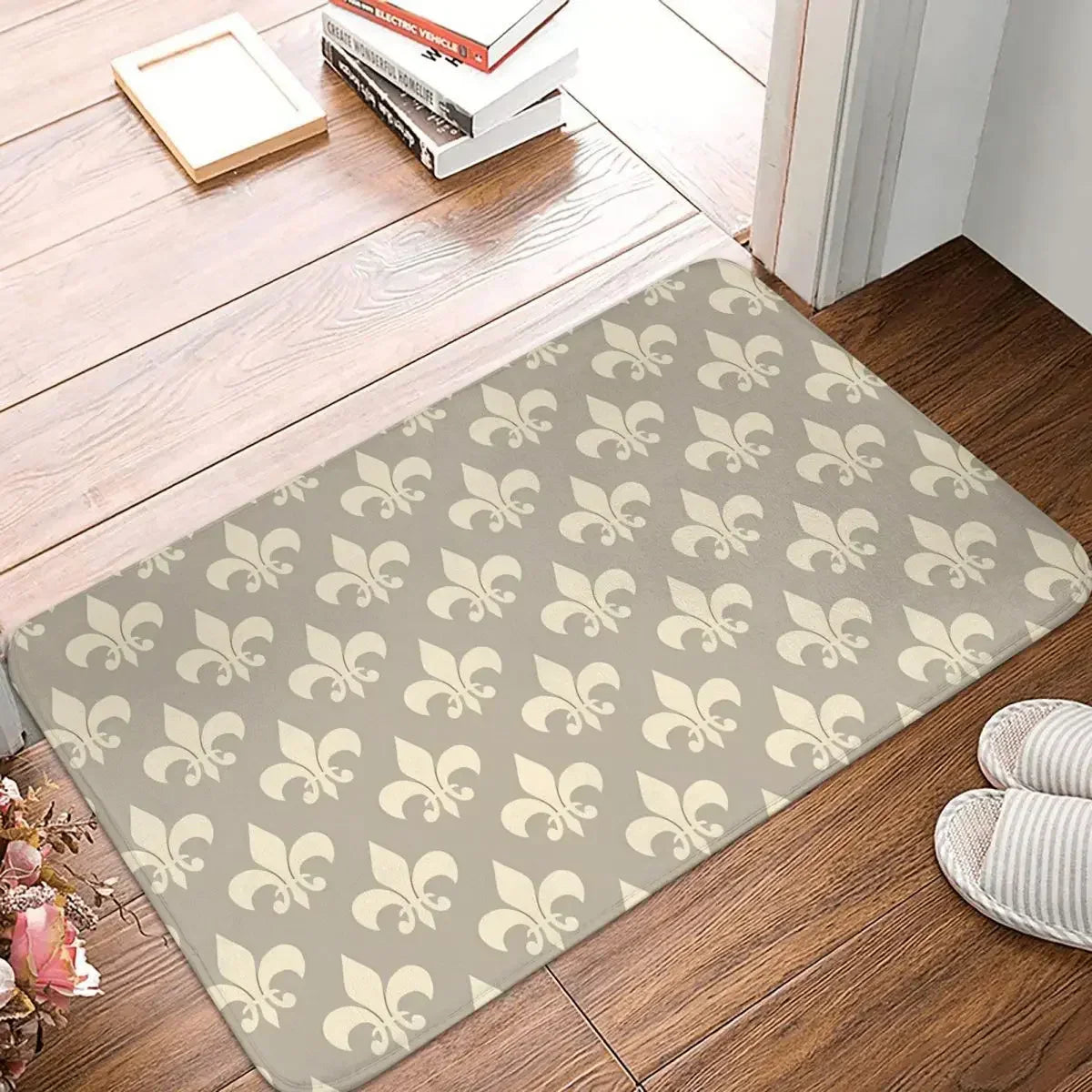 FloraWeave - Stylish Floral Rug for Living Room