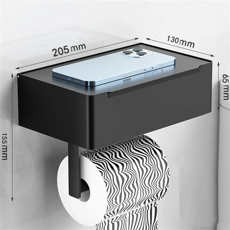 Bibbie - Modern Metal Toilet Paper Holder