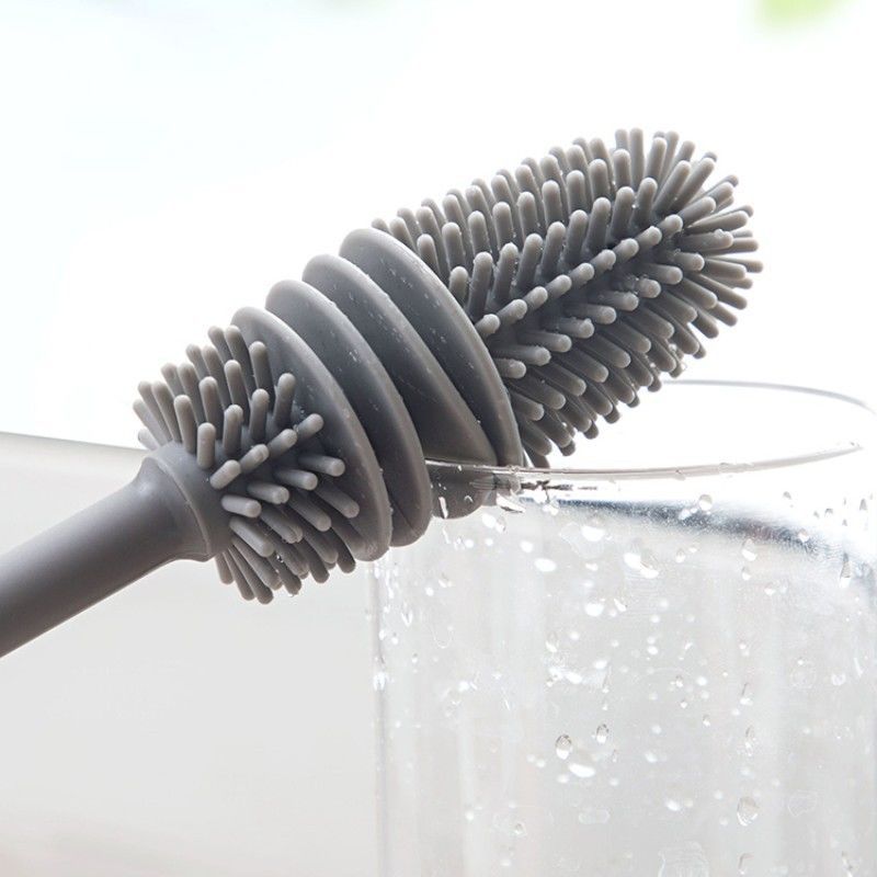 BrushMaster - Silicone Cleaning Brush for Bottles and Glasses