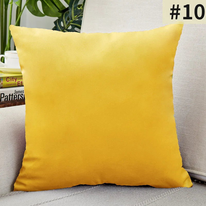 Velvet Elegance Cushion Cover - Luxe Solid Velvet