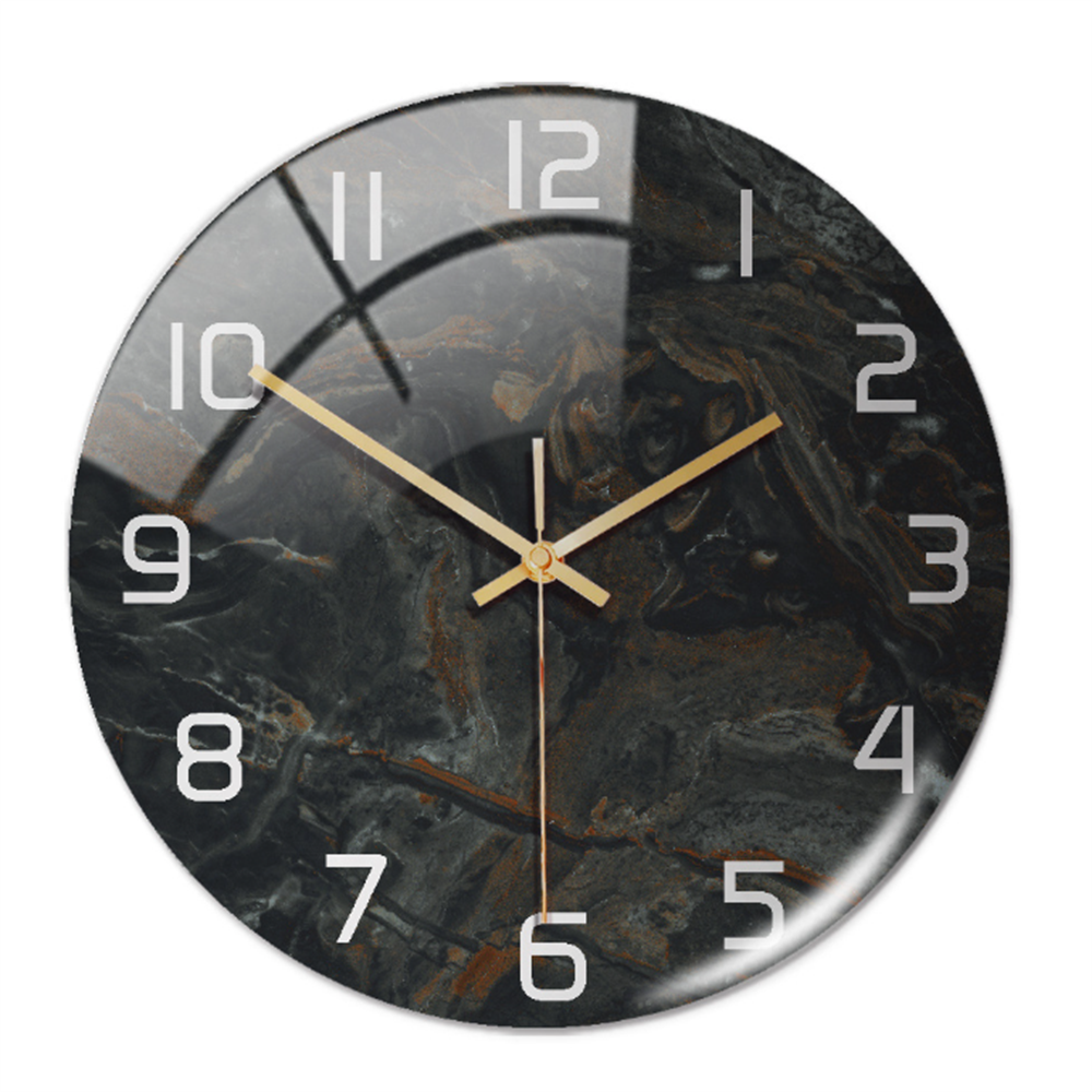 Marble Silent Wall Clock - Modern Stylish Decor
