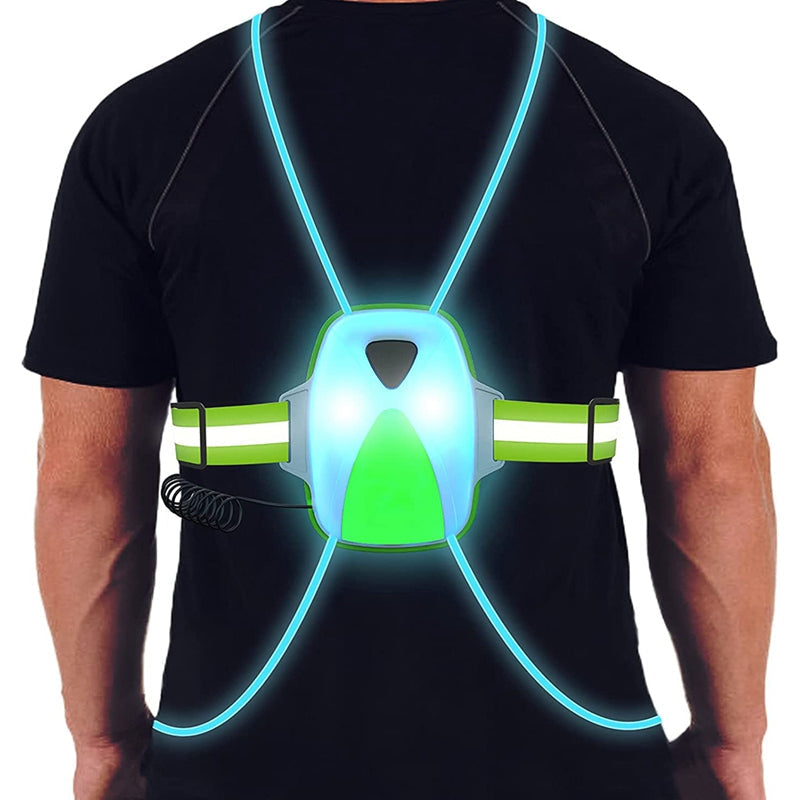 ReflectGlow - LED Running Safety Vest