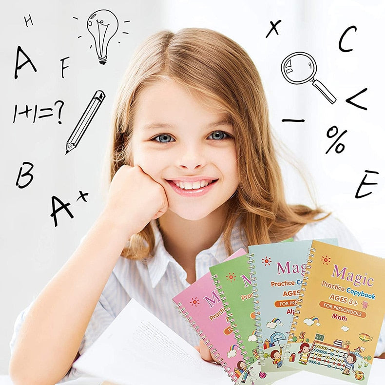 ScribbleJoy - Reusable Educational Writing Book