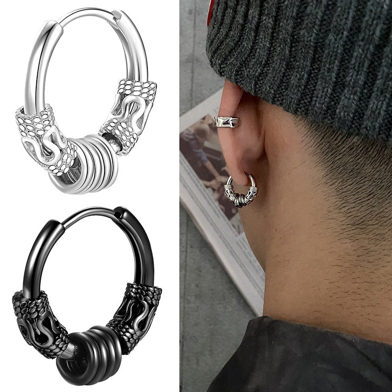 Chic Urban Earrings - Bold Stainless Steel Statement Earrings
