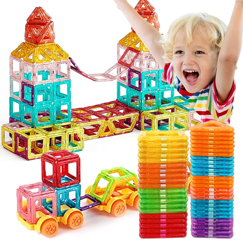 Magnetic Building Blocks Set - Creative Kids Toy